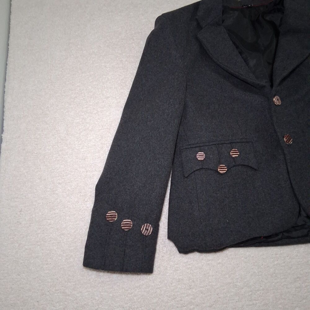 European Coat Mens S European Military Vtg Style Tailored Indie Steampunk Sz S - Picture 2 of 11